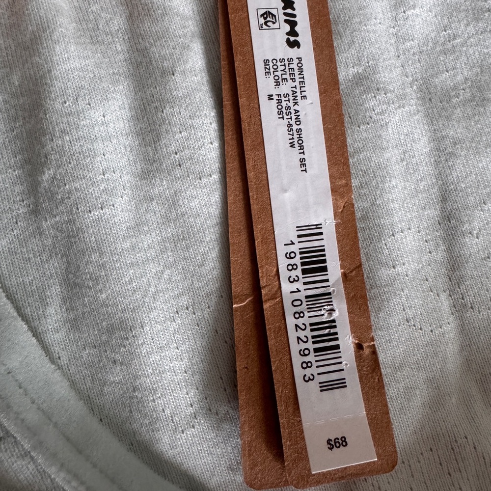 NWT Skims (M) Pointelle Tank Top Frost - Picture 6 of 7